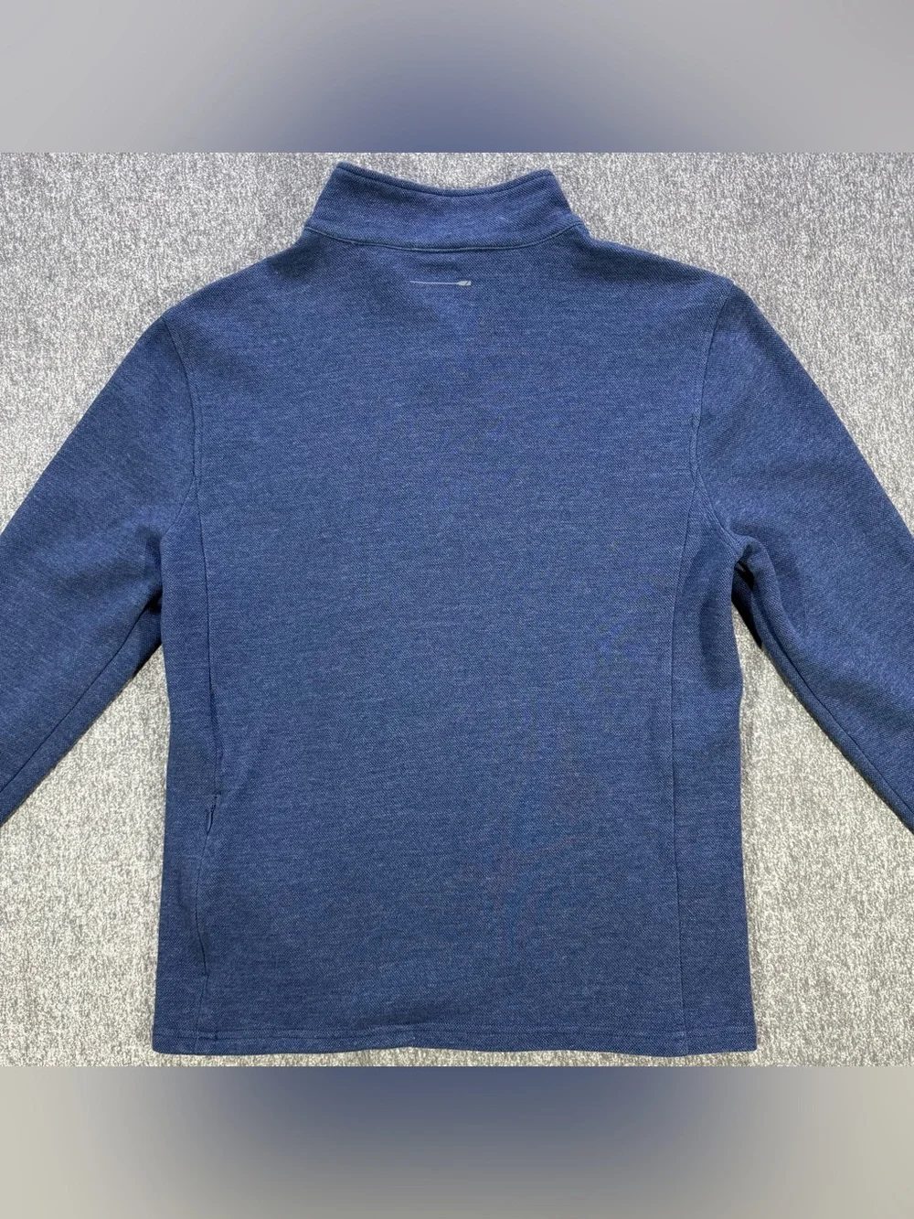 J. Crew Performance Blue Half-Zip Pullover With COOLMAX Technology Size Medium